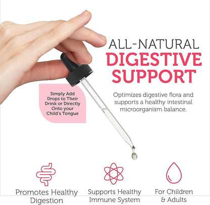 Bacillus Coagulans and FOS Prebiotic Ingredients for Baby Probiotic Liquid Drops