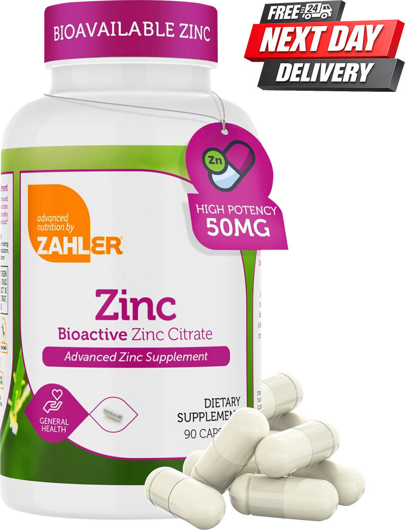 Elderberry Zinc Lozenges for Immune Support | Chewable Zinc Supplement | 90 Lozenges