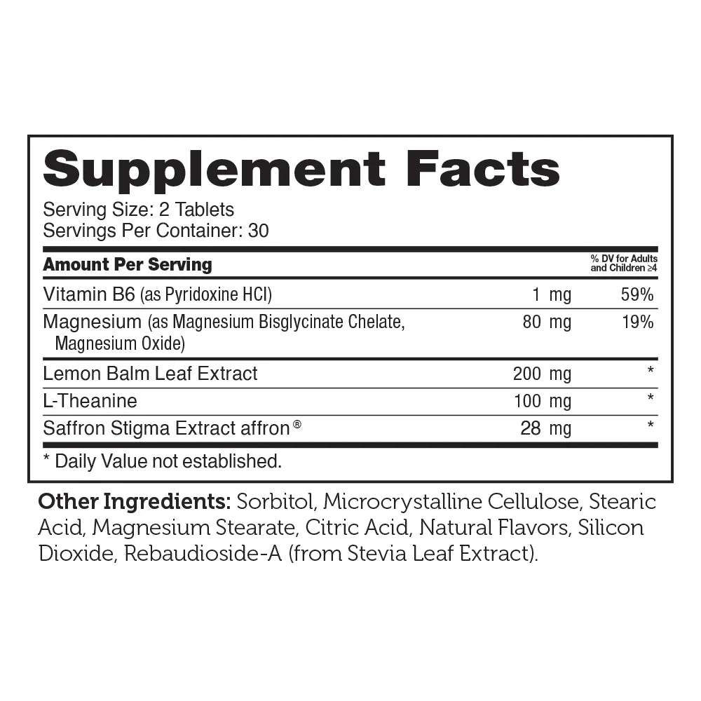 Supplement facts