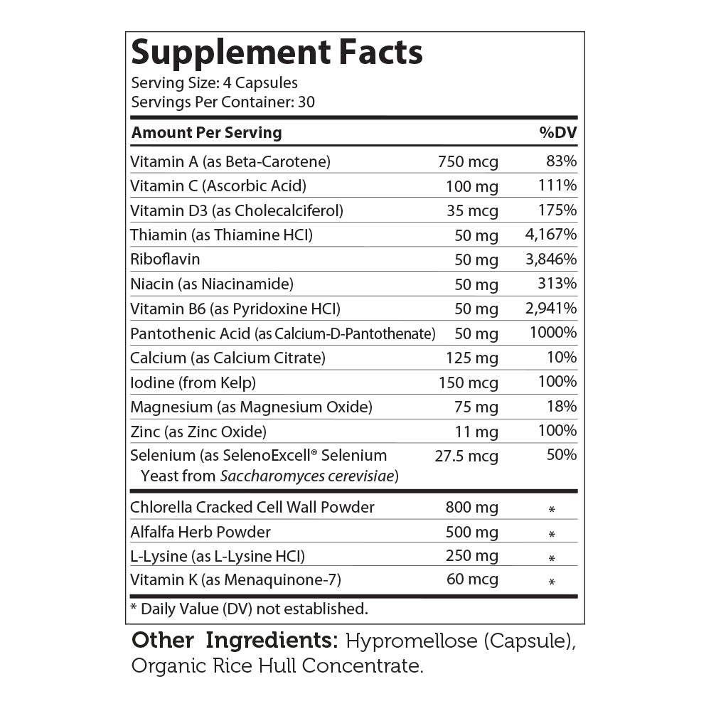 Supplement facts