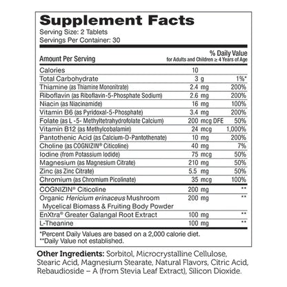 Concentration KidsActive, Support Focus and Concentration, Fruit Punch