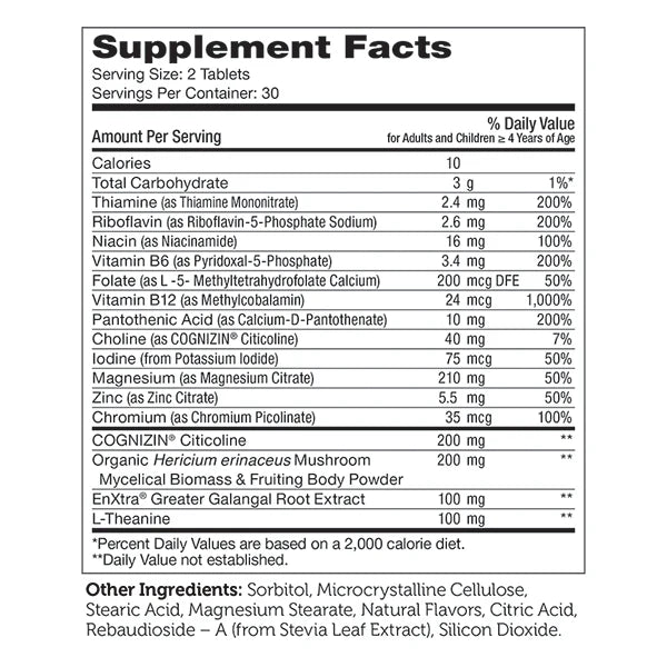 Supplement facts