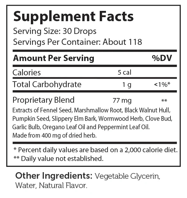 Supplement facts